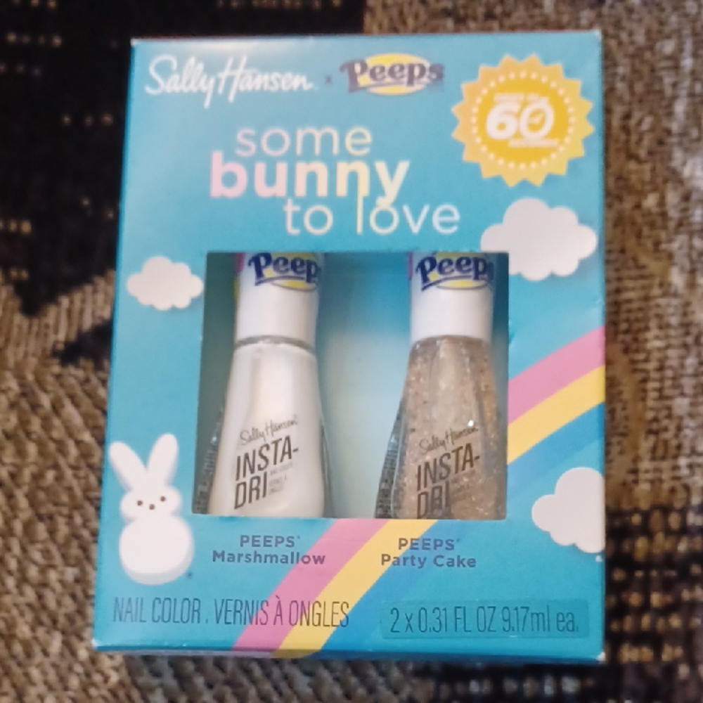 4/$30 New Sally Hansen & Peeps Nail Color Set - NIB
